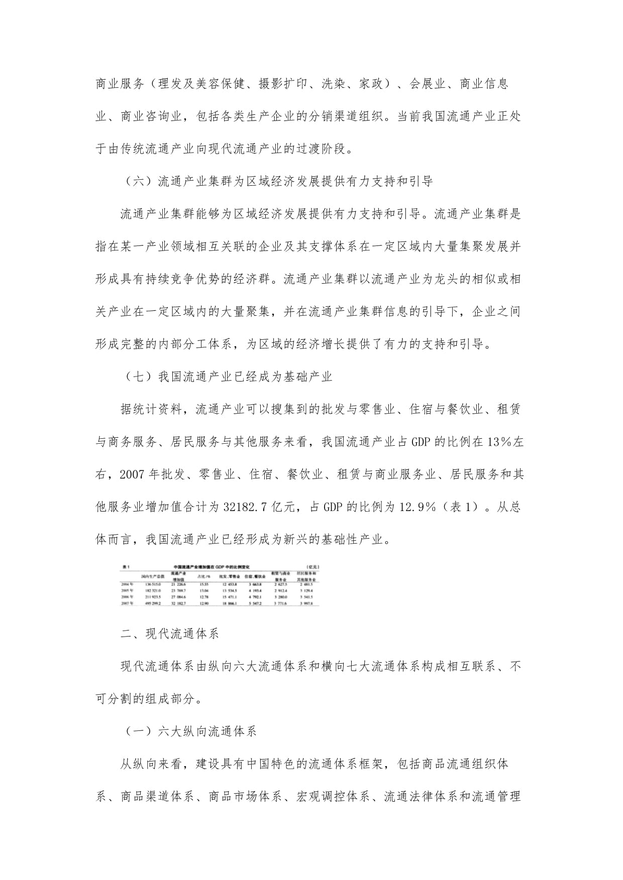 十二五中國特色流通體系及其戰(zhàn)略初探